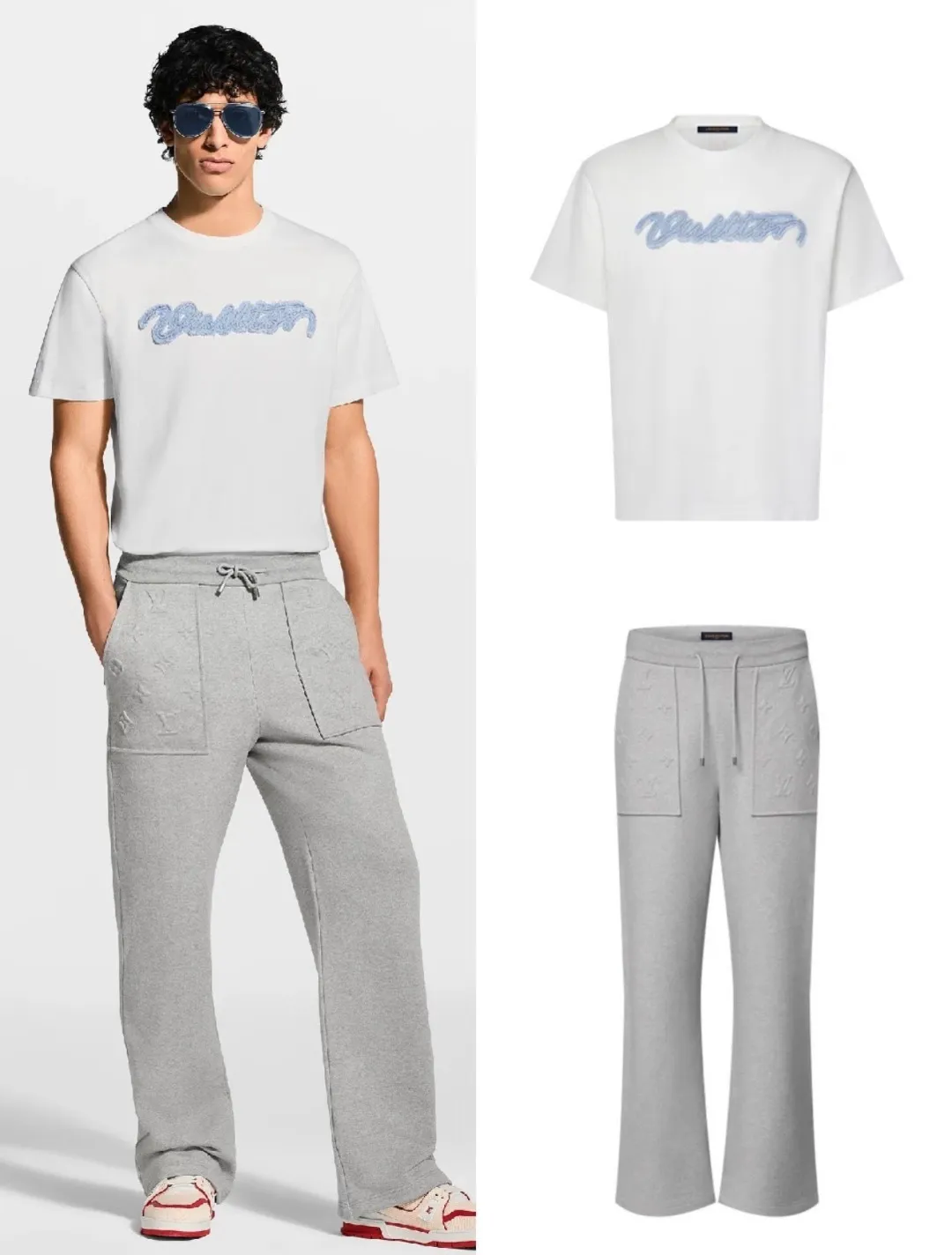 Louis Vuitton Pocket Embossed Pants